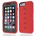 Apple iPhone 6 Plus Drop Tech Red Gumdrop Cases Silicone Rugged Shock Absorbing Protective Dual Layer Cover Case