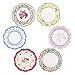 Talking Tables Truly Scrumptious Tea Party Bundle | Vintage Floral Paper Tea Cups and Saucer Sets 12 Count | Happy Birthday Floral Paper Napkins 20 Pack | Vintage Floral Small Paper Plates 12 Count