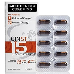 Ginseng LiquidCaps: SMOOTH ENERGY CLEAR MIND Pharmaceutical Grade Pure Enzyme Fermented High Absorption Asian Panax Ginseng Extract:Liquid in Capsules from whole unpeeled roots. Superior to:Powder/American/Red Ginseng...*Focus *Libido *Stress Relief