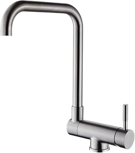 GAOFQ Innenfenster Küche Drehbarer Wasserhahn Zusammenklappen Heißes