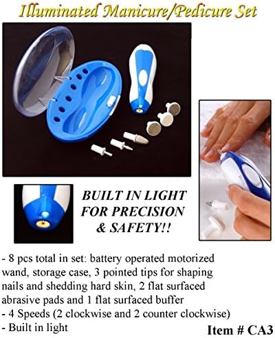 Cidron CA3 Illuminated Manicure &amp; Pedicure Set