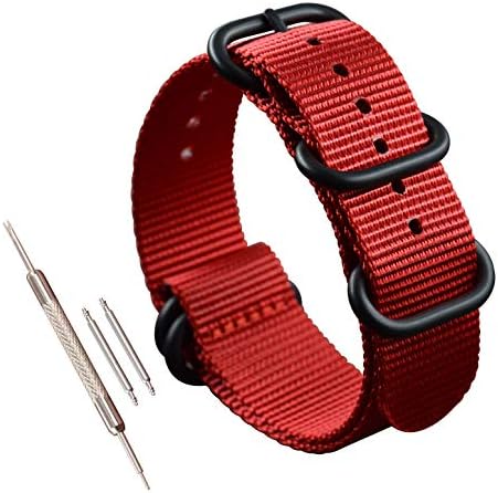 Thick Nylon Watch Strap Replacement(18 19 20 21 22 23 24 25 26 28mm)