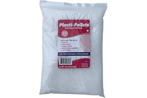 Plasti-Pellets - 3 Pound Bag Weighted Stuffing Beads, Poly Beads, Craft Pellets, Resin