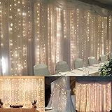 FEFE® Crystal LED Lights 9.8ft*9.8ft 304 LEDs String Lights Decorating Holiday,Party, Wedding Curtain Lights