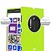 Cadorabo Case Compatible with Nokia Lumia 1020 in Jelly Green - Shockproof and Scratch Resistant TPU Silicone Cover - Ultra Slim Protective Gel Shell Bumper Back Skin