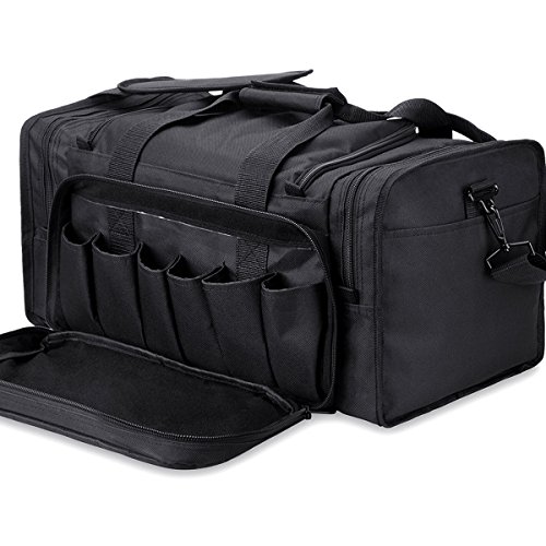 Tactical Shooting Range Bag Waterproof Pistol Duffle Bags W Lockable
