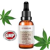 Hemp Oil Extract for Pain & Stress Relief - 30000mg of Organic Hemp Extract - 100% Natural Hemp Drops Hemp Seed Oil- Helps with Sleep, Skin & Hair,1 fl oz