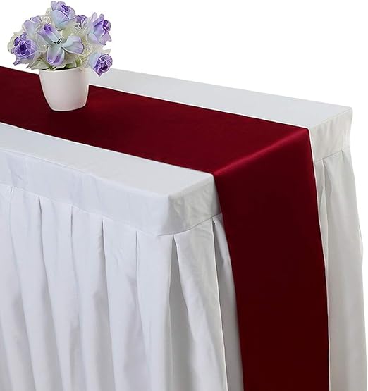 Camino de mesa rojo Las mejores mesas.