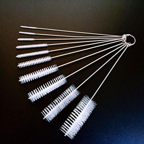 Compia 10PC White Coloe Multi-Functional Tools Brush Spray Brush Pots Bottle Liquor Cle