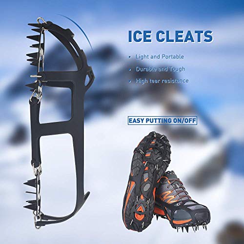 image for LIKE company Extensible Ice Cleats Walk Traction Cleats Snow Grips Ice