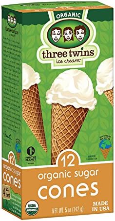 Three Twins Cone - Sugar - Case of 8-5 oz.