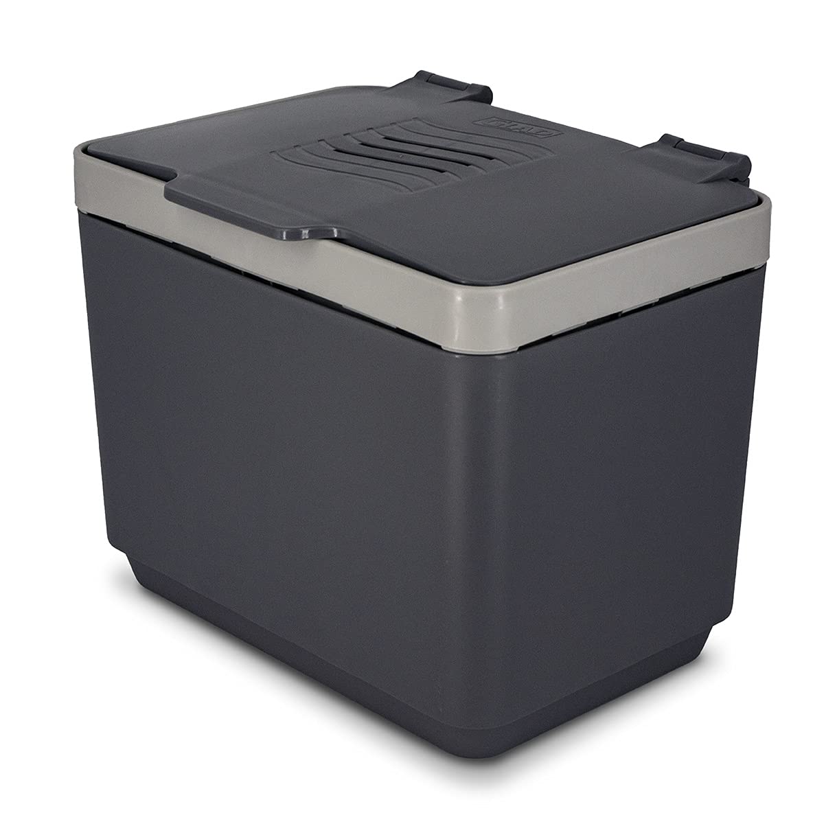 Photo 1 of GLAD Compost Bin for Kitchen, 1.5 Gallon | Plastic Container with Removable Inner Basket, Bag Storage Holder, and Carbon Odor Blocking Filters, Gray