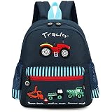 Willikiva Cute Zoo 3D Kids Backpack For Toddlers & Children - Blue Hoist Design - View #4