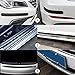 Henlight Door Guard Bumper 2.5m 5cm Universal Auto Parts Car Doors sill Waterproof Rear Bumper Guard Rubber and Guard Bumper Protector Easy Installation DIY, Front Rear Door Enter The sill Guards