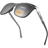 PEEPAI Polarized Bifocal Reading Glasses UV400 Sun Readers Far and Near Dual Use Blue Light Blocking Eyewear for Men Women