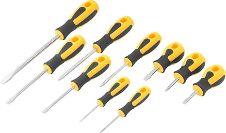 Jogo De Chaves De Fenda/phillips Com 10 Peças Plus Vonder