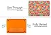 Kuzy Case Compatible with MacBook Pro 13.3 inch with Retina Display A1502, A1425 Older Shell Hard Cover, Triangle Orange