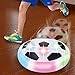 THESIMPLE - Kids Air Power Soccer Football Music Disc, Boys Girls Sport Children Training Football with Soft Foam Bumpers and LED Lights, Suspended Ball for Indoor and Outdoor Christmas Present
