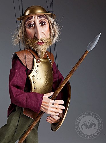 Don Quichote Marionette - Czech Handmade String Puppet - Thumbnail 6