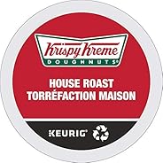 Krispy Kreme Doughnuts House Single Serve Keurig Certified Recyclable K-Cup pods for Keurig brewers, 30 Count