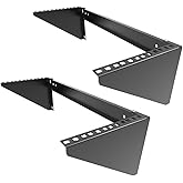 JINGCHENGMEI 2 Pack of 19 Inch 4U Heavy Duty Vertical Wall Mountable Rack and 125 lb Wall Mountable Server Rack (2)