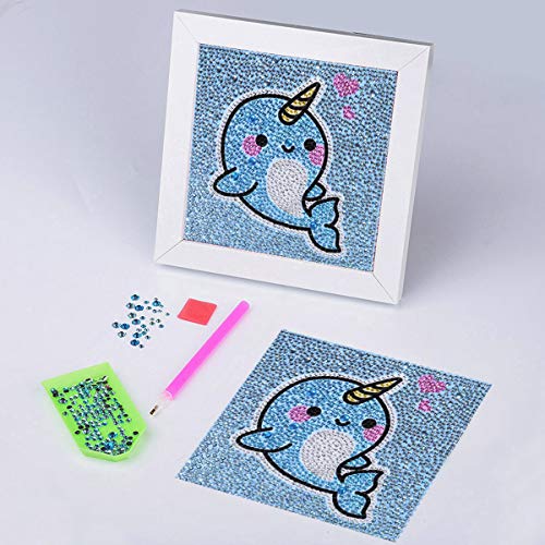 ubrand DIY 5D Diamond Painting Kits, Full Drill Painting by Number Kits, Crystal Rhinestone Embroidery Pictures Arts Craft for Kids and Adults Gift