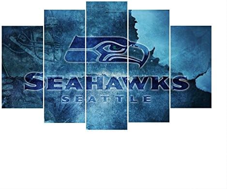 5 Pcs/Set Seahawks Seattle Figure Bedroom Painting Wall Art Home Decoration Canvas Paintings For Living Room