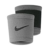 Nike Dri-Fit Stealth Wristband (Wolf Grey/Black)