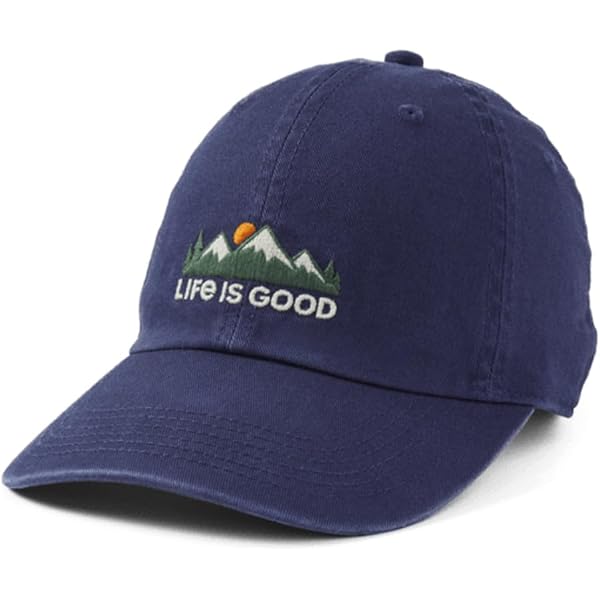 Soft Baseball Cap Embroidered Dad Hat Life is Good Vintage