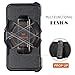 iPhone 6 Case, Fogeek Heavy Duty PC + TPU Combo Protective Case for iPhone 6/6S w/ 360 Degree Rotary Belt Clip & Kickstand (Black)