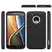 OEAGO Moto G5 Plus Case, Moto G Plus (5th Generation) Case, [Shockproof] [Impact Protection] Hybrid Dual Layer Defender Protective Case Cover for Motorola Moto G5 Plus/Moto G Plus (5th Gen) - Black
