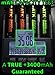 ATK 3.7v 18650 Battery | Built-in Over Heat & Charge Protection Board | 3400 mAh Li-ion Rechargeable Batteries (3pc PCB Tall 68mm 3400mAh) NOT Vape Compatible