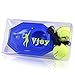 Vjoy Tennis Ball Trainer, Tennis Base with A Rope Self-Study Tennis Rebound Player with Trainer Baseboard + 2 Training Ball (Tennis Trainer)