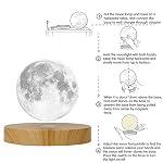 519qhzfzvKL. SS150 KFISI-Moon-Lamp-3D-Printing-Magnetic-Levitation-Moon-Light-Lamps-with-360-Auto-Rotating-and-4-Working-Light-Modes-for-HomeOffice-Decor-Creative-Gift-39-Inch
