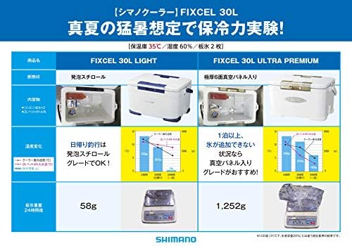 シマノ Shimano クーラーボックス 釣り用 フィクセル ウルトラプレミアム 22 30リットル 2zf 522r 300zf 530r B078p6hcqm 17 531円 大人気 New Arrival 最安値挑戦 年中無休 高品質 通販