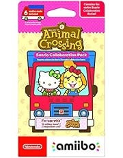 Nintendo Amiibo Animal Crossing New Horizon Sanrio Collaboration Exclusive Pack - 6 Cards