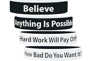 We Keep You Motivated Motivational Wristbands - Worn by Pro Athletes - Silicone Rubber Bracelets Inspirational – Focus & Gym, Sports Motivation - Wear Your Motivation LLC