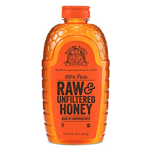 Nature Nate's, 40 Ounce, 100% Pure, Raw and Unfiltered Honey