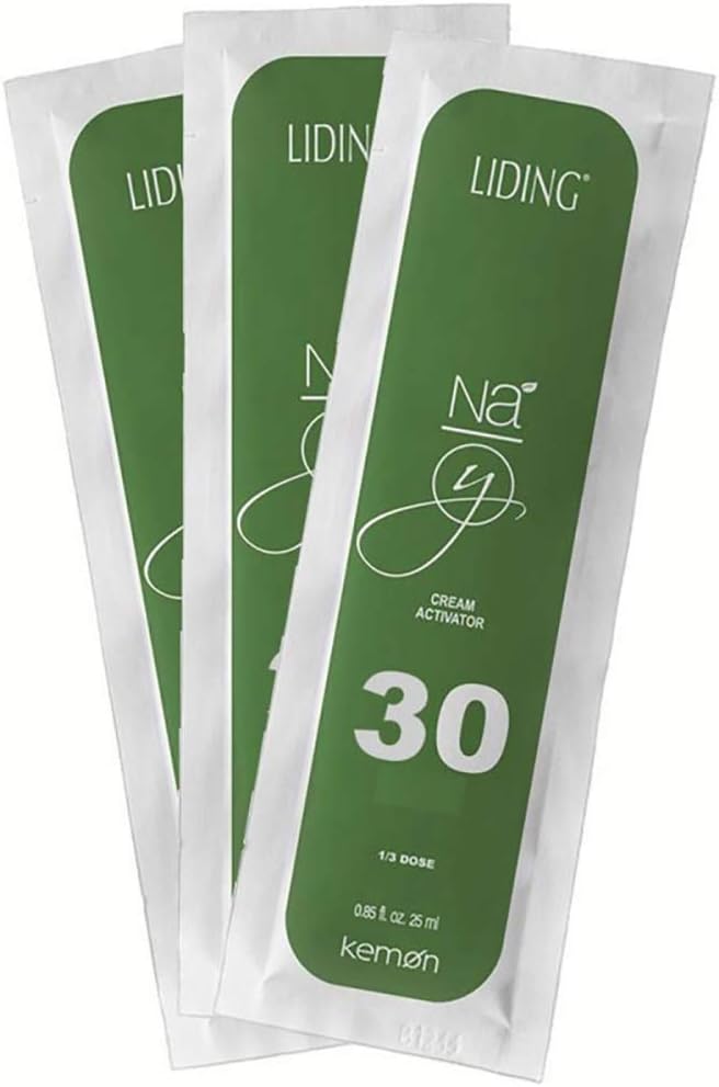 Kemon NA YO Cream Activator 30 Volume 9% Developer 18x0.85 Ounce 18x25 Milliliters