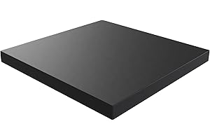 BULLKE RV Leveling Jack Flex Pads 12" Heavy-Duty Rubber Jack Pads, Non-Slip & Shock-Absorbing Stabilizer Mats for Camper, Trailer Jacks & Stands, Prevent Sinking & Sliding on Uneven Surfaces (12" (1-Pack))