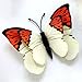 LiveGallery 24 Pcs Removable Cute Double-Deck Beautiful 3D Butterfly Wall Art Decor Decal Home Decorations Stickers Nursery Room Decals Bedroom Living Room Windows Decorations DIY Art (White)
