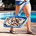 SharkBlu Pool Net Skimmer Replacement for Telescopic Pool Pole, Fine Mesh for Cleaning Swimming Pool Supplies, Blue