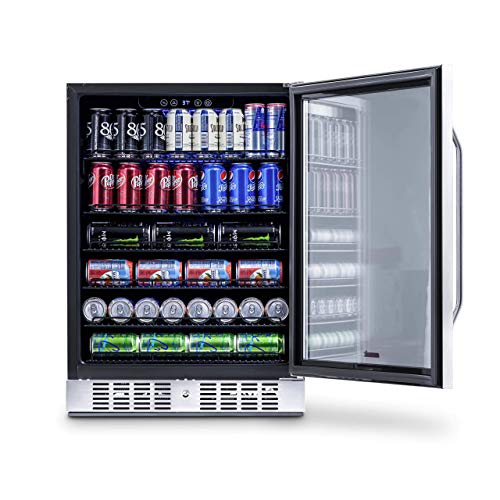 NewAir Large Beverage Refrigerator Cooler with 177 Can Capacity Mini