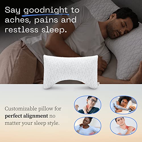 Coop Home Goods Crescent Back and Side Sleeper Pillow Pillow for Neck