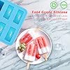 Nuovoware Ice Pop Maker, [Cavity of 10] Food Grade Silicone Frozen Ice Popsicle Makers with 100 Sticks, Kitchen Tools…