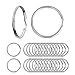 Beadnova Key Chain Ring Metal Split Ring for Dog Tag and Keys Organization (15mm, 100pcs)