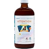 LIQUIDHEALTH Attention Liquid Multivitamin for Kids & Teens - Improves Memory Retention, Concentration, Focus, Mood, Relaxation & Calming - Made in The USA, Great Taste, Vegan, Sugar-Free (16 oz)