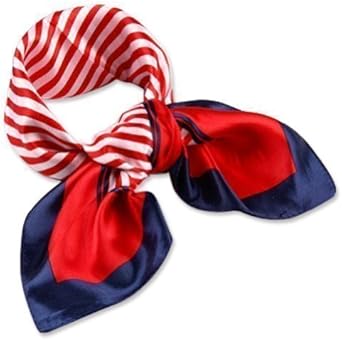 Red white and blue hair scarf Clearance