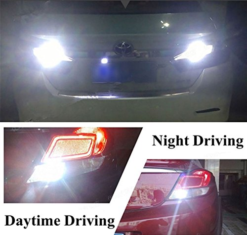 Alla Lighting CANBUS Error Free 921 912 906 T15 Super Bright 800 Lumens 6000K Xenon White High Power 2835 15-SMD LED Lights Bulbs for Back Up Reverse Light