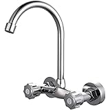 Dica 3248 Mezcladora para Fregadero 8” a La Pared : Amazon.com.mx